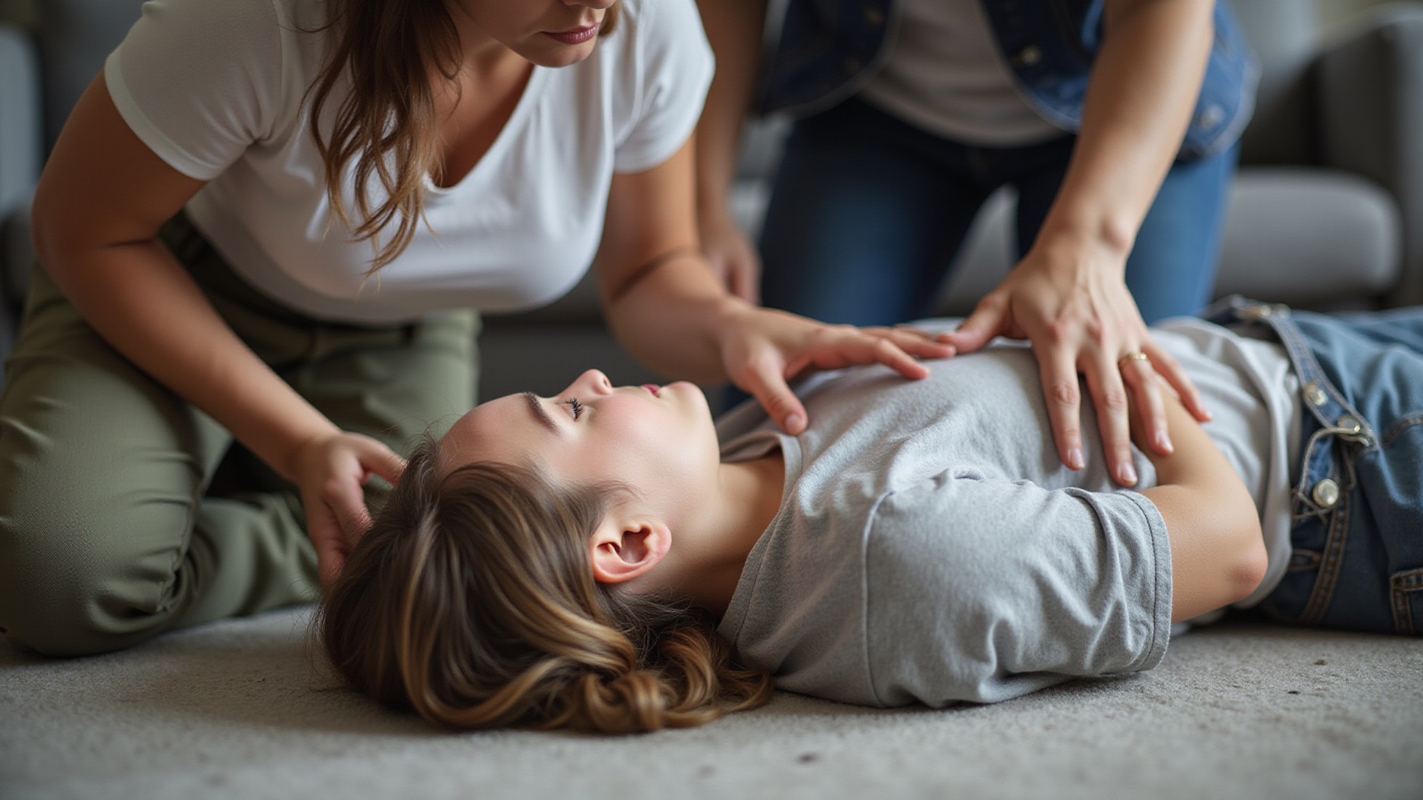 Emergency response for a suspected Xanax overdose.